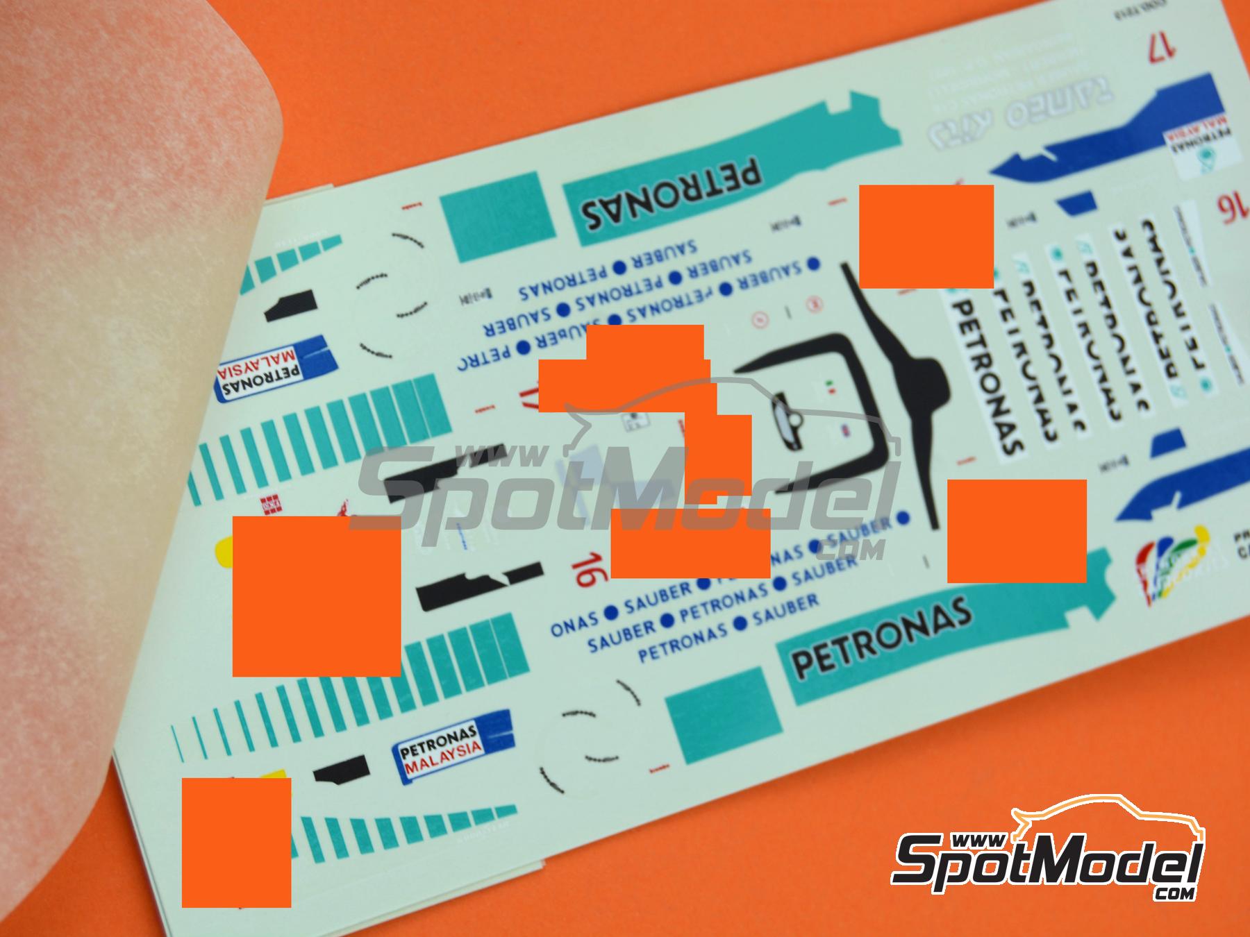 ZF163 TAMEO 1/43 Kit a monter F1 Sauber petronas C16 Hungarian GP 97